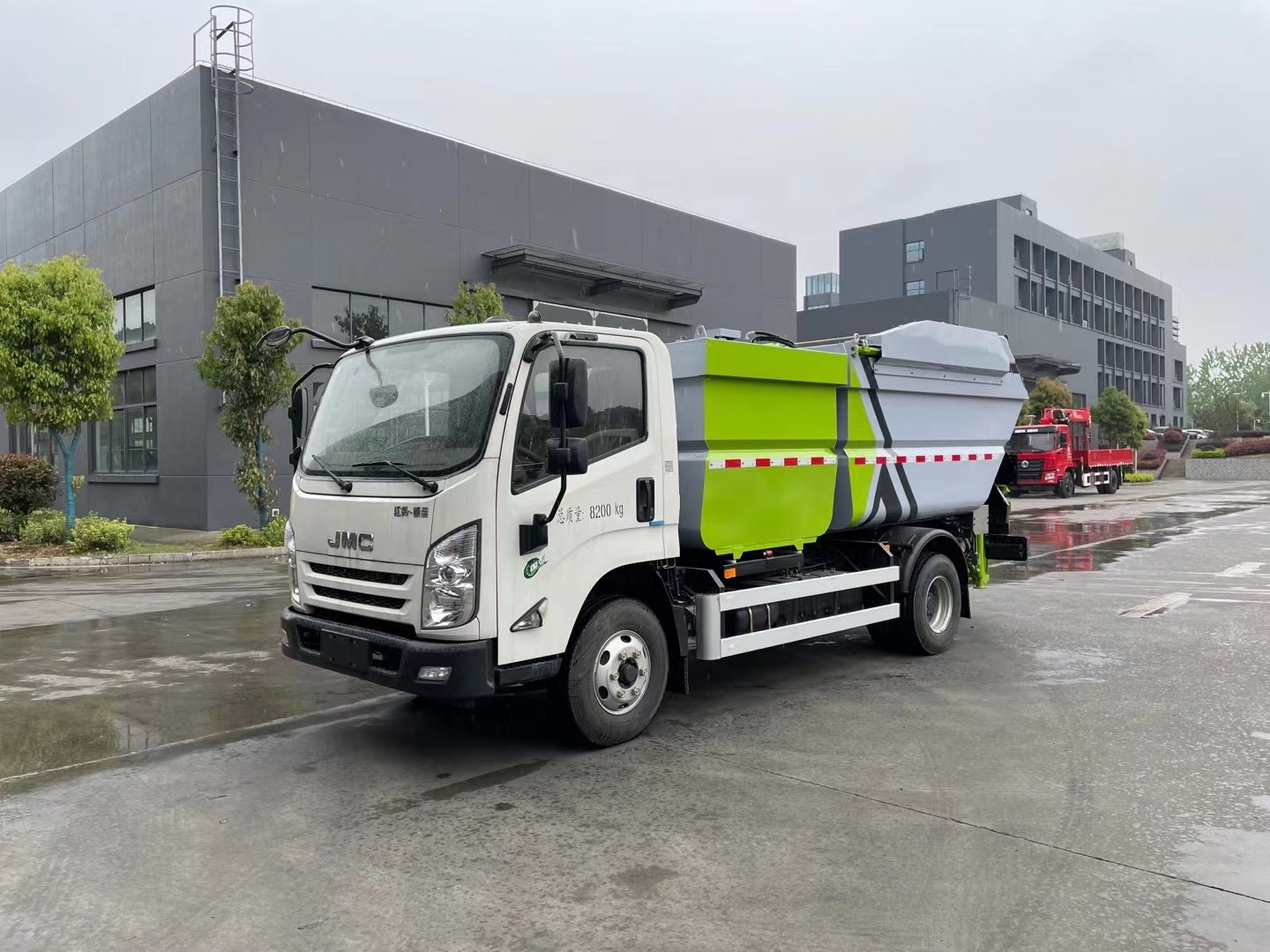 江铃双仓垃圾车,垃圾分类运输车