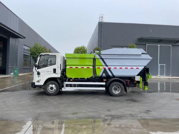 江铃双仓垃圾车,垃圾分类运输车